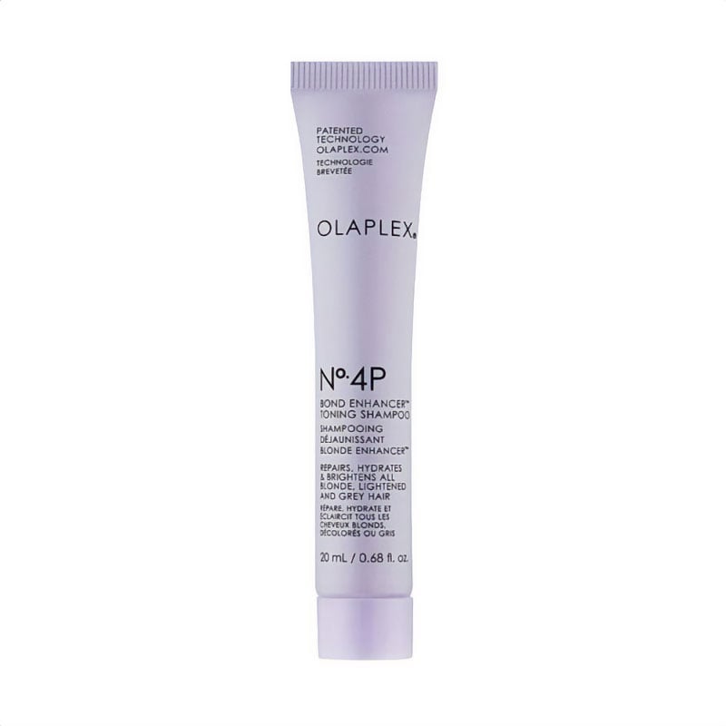 Тонувальний шампунь для волосся Olaplex No.4P Blonde Enhancer Toning Shampoo, 20 мл