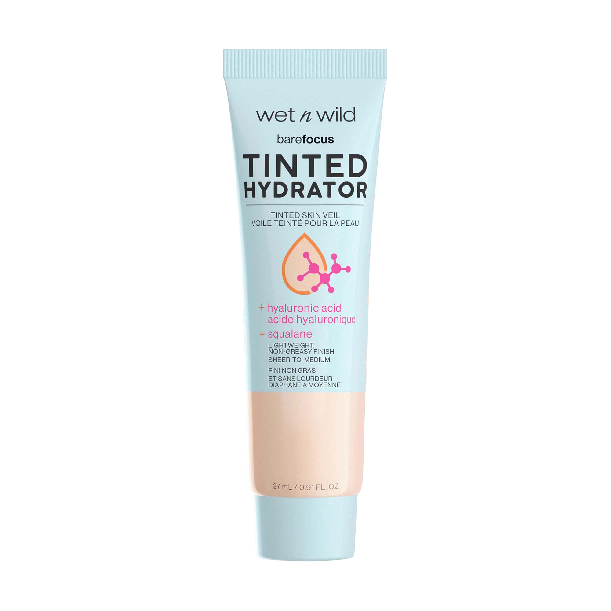 Тонувальний зволожувальний флюїд для обличчя Wet n Wild Barefocus Tint Hydrator Tinted Skin Veil, Light Medium, 27 мл