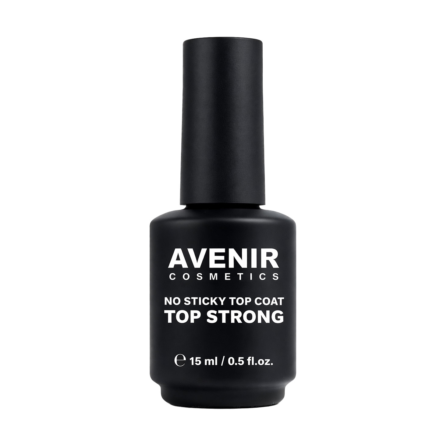 Топ для гель-лаку Avenir Cosmetics No Sticky Top Coat Top Strong без липкого шару, 15 мл