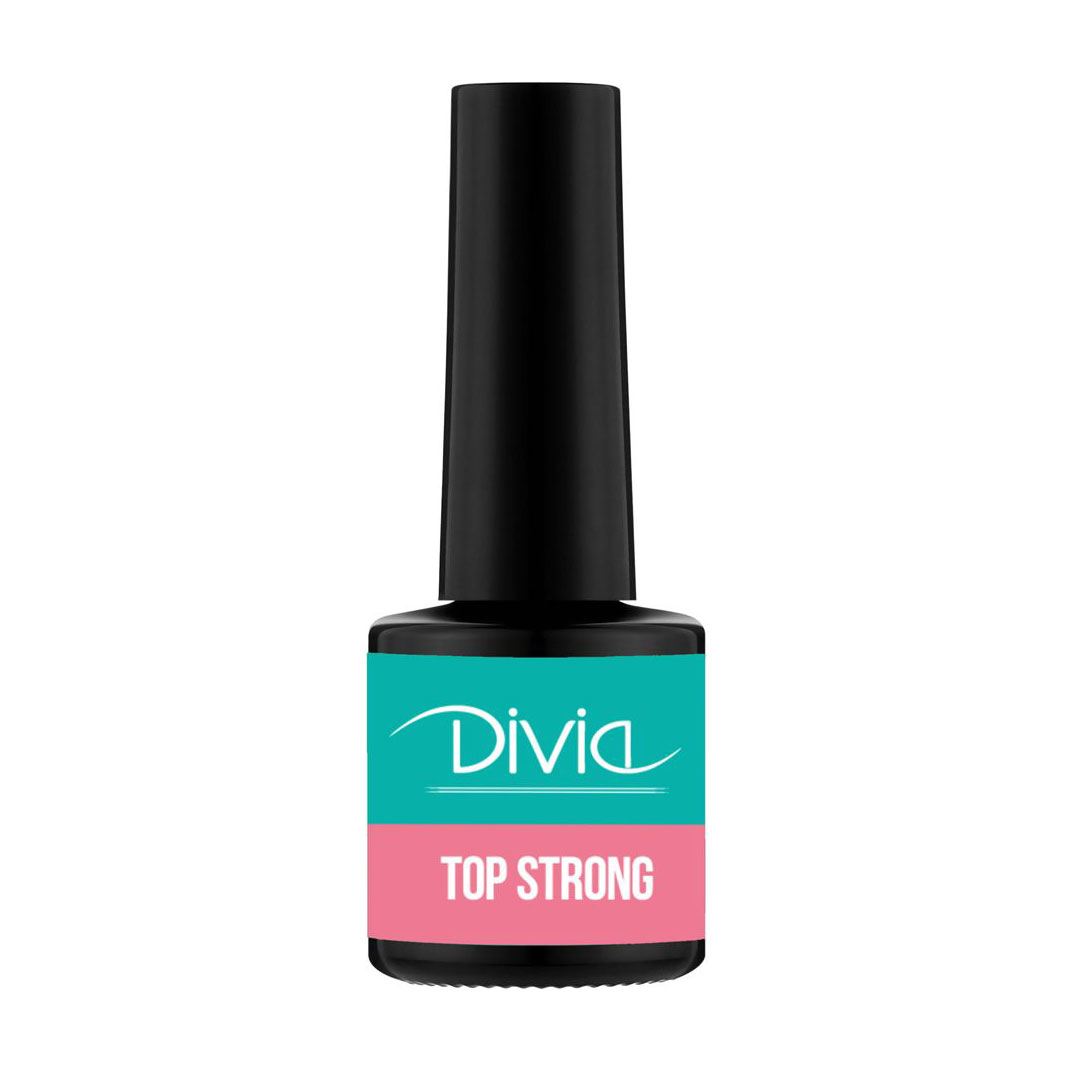 Топ для гель-лаку Divia Top Strong, 8 мл
