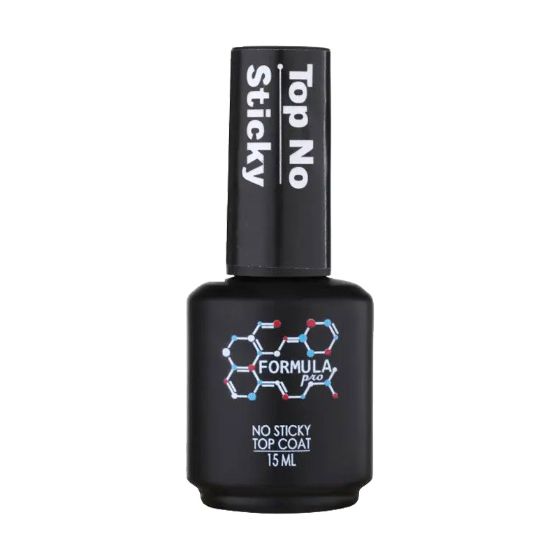 Топ для гель-лаку Formula Profi No Sticky Top Coat без липкого шару, 15 мл