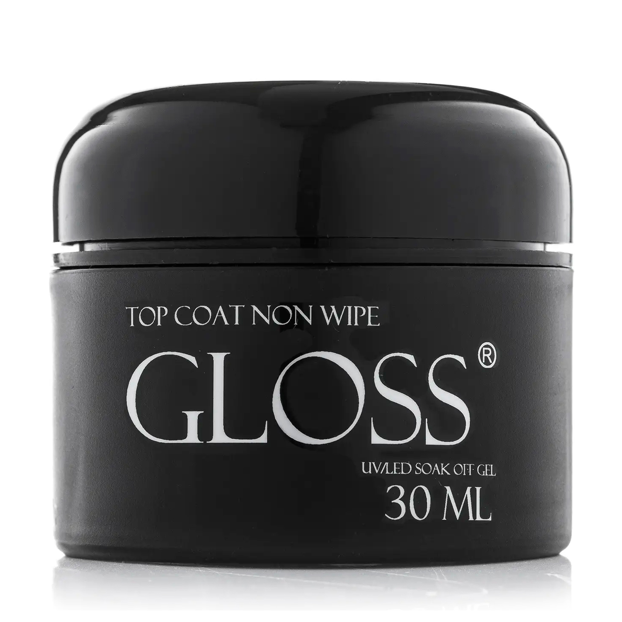 Топ для гель-лаку Gloss Top Coat Non Wipe без липкого шару, 30 мл