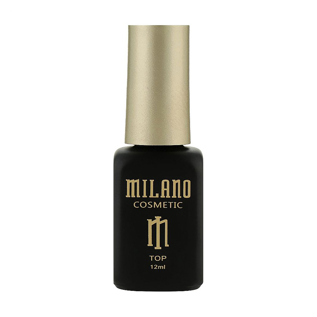 Топ для гель-лаку Milano Cosmetic No Sticky Top Velvet без липкого шару, 12 мл