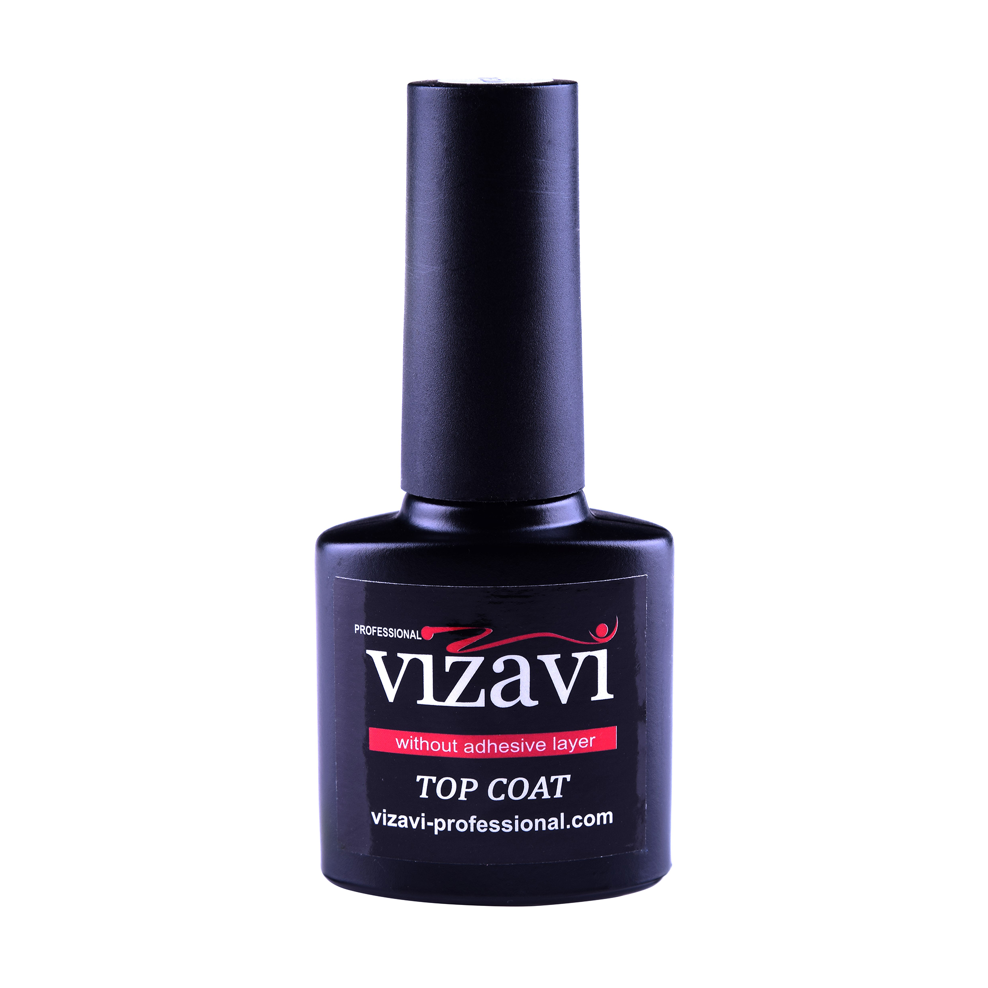 Топ для гель-лаку Vizavi Professional Top Coat без липкого шару VTC-01, 7.3 мл