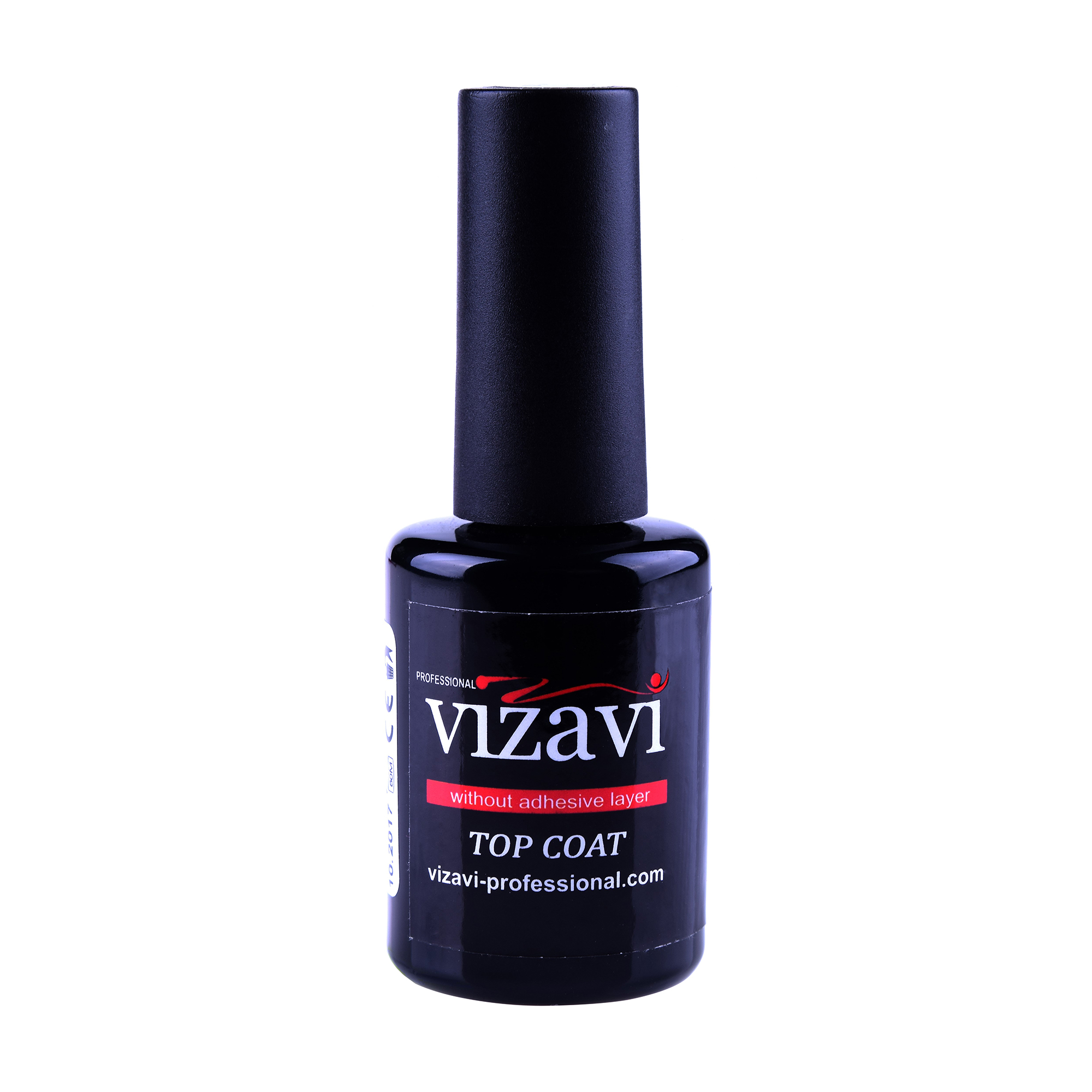 Топ для гель-лаку Vizavi Professional Top Coat без липкого шару VTC-11, 12 мл
