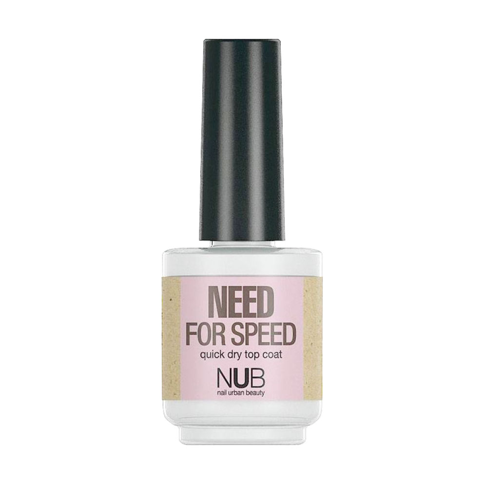 Топ для лаку NUB Need For Speed Top Coat швидкої дії, 15 мл
