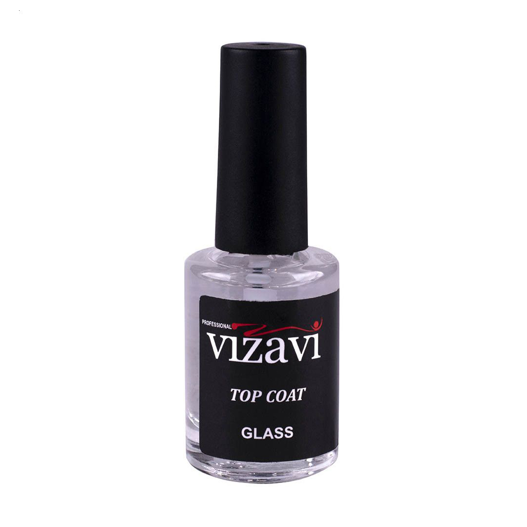 Топ для лаку Vizavi Professional Top Coat Glass, 12 мл