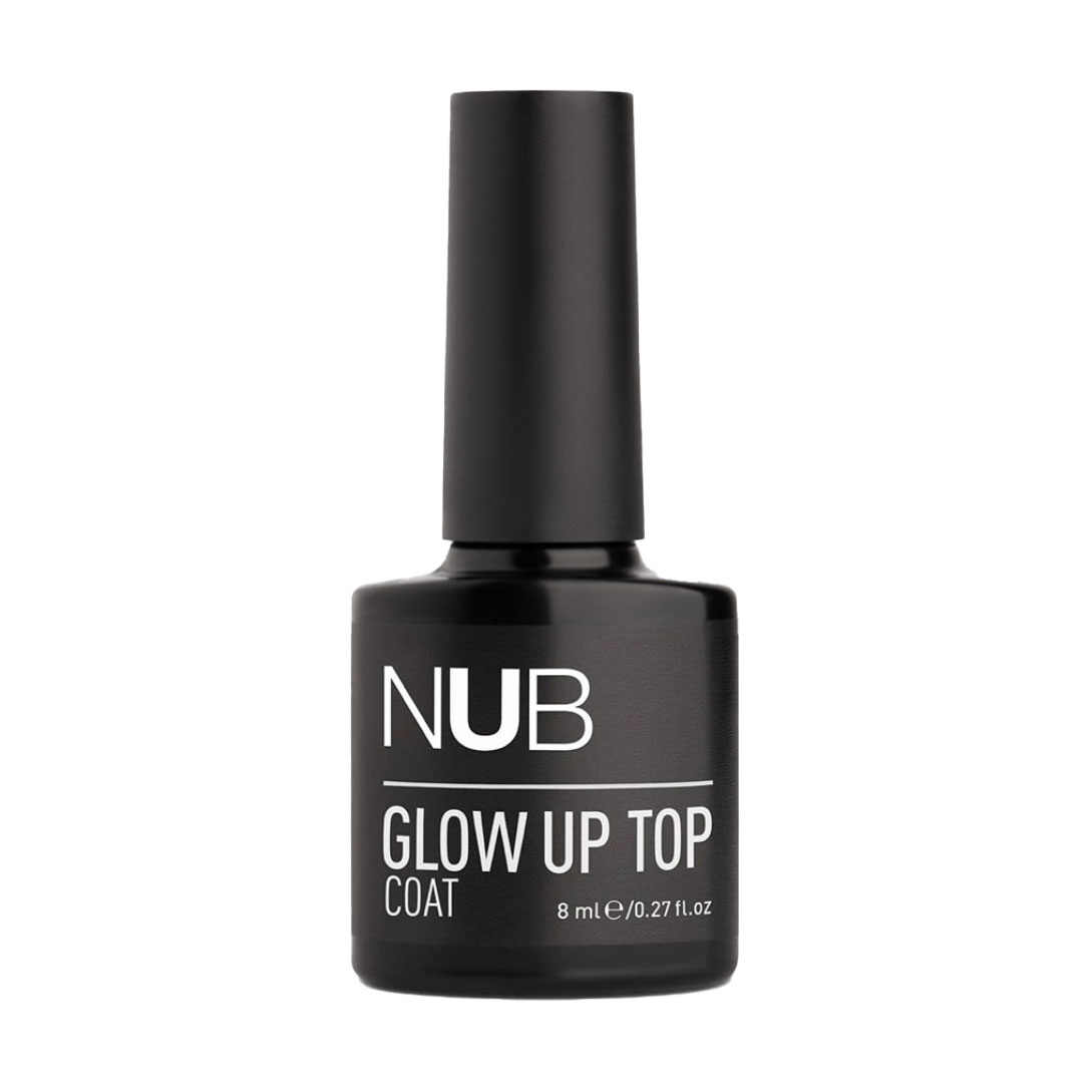 Топ люмінесцентний для гель-лаку NUB Glow Up Top Coat, 8 мл