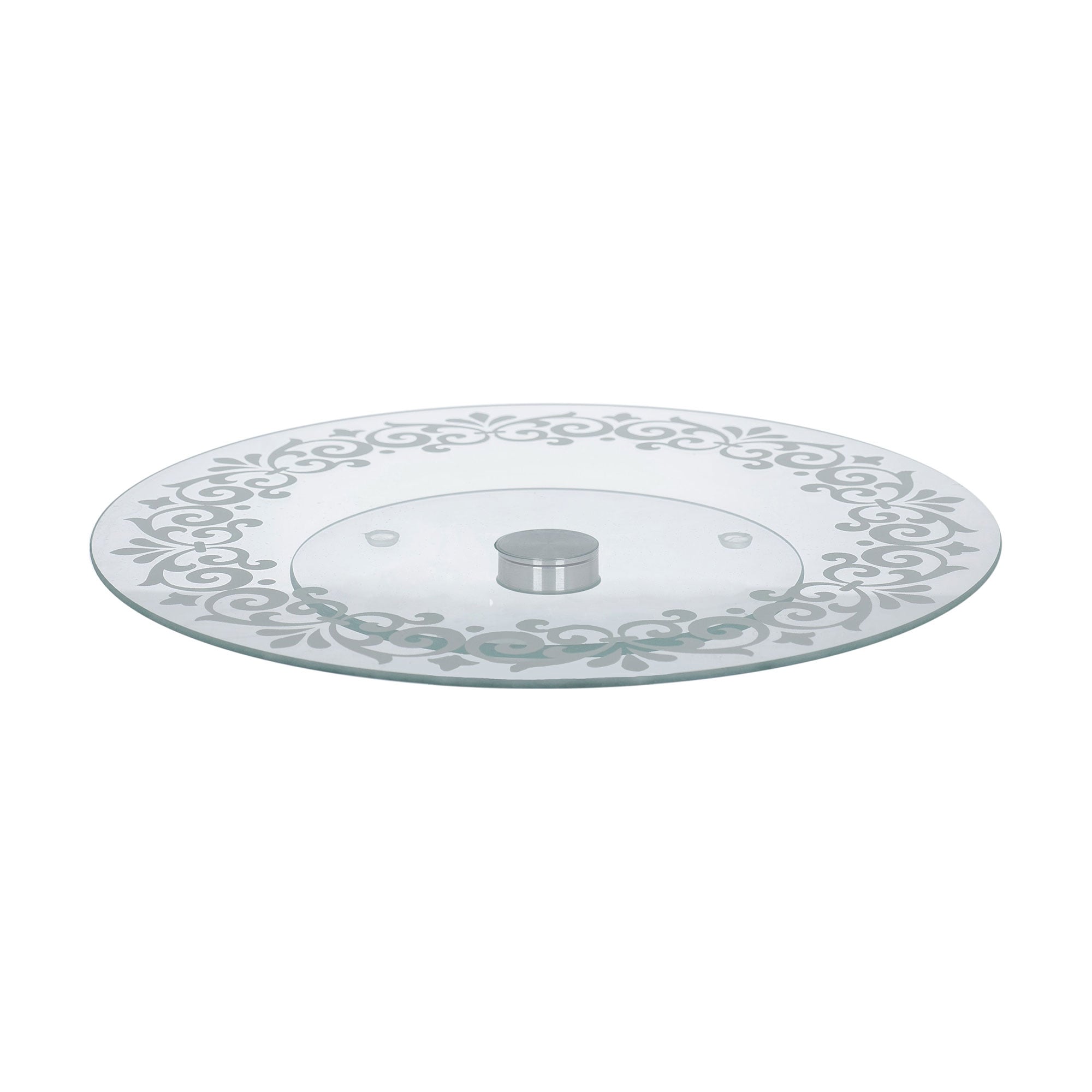 Тортівниця Viva Lace на нiжцi, що крутиться, прозора, 30 см (S3012/2-D001)