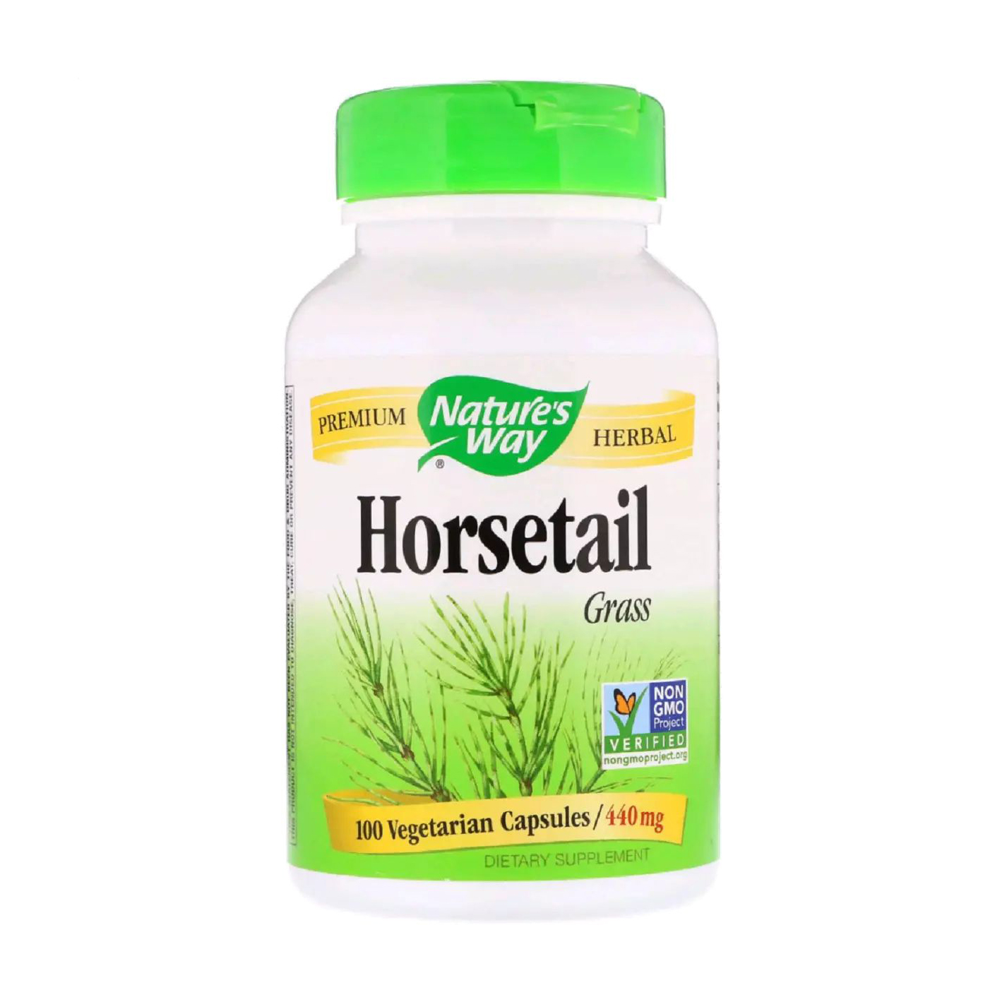 Трава хвоща польового Nature's Way Horsetail Grass 440 мг, 100 таблеток