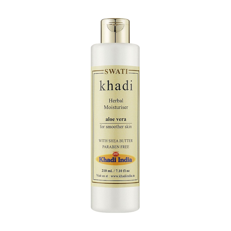Трав'яний зволожувальний лосьйон для тіла Khadi Swati Herbal Moisturising Lotion Aloe Vera Алое вера, 210 мл