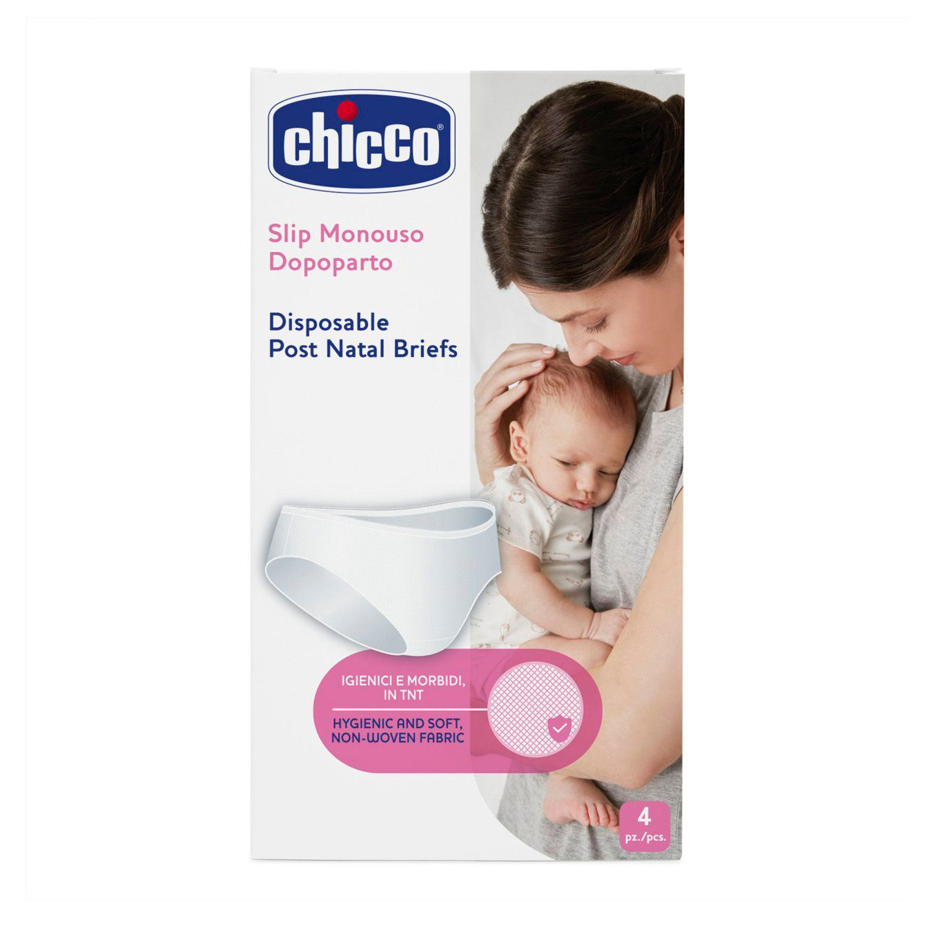 Труси одноразові Chicco післяпологові, розмір 3, 4 шт