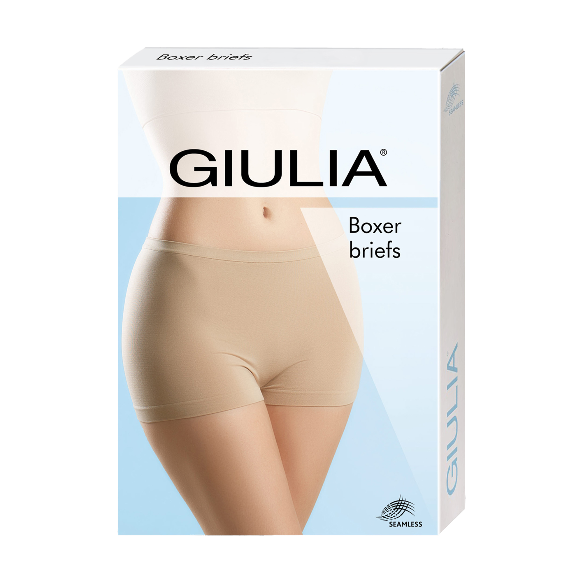 Труси-шортики жіночі Giulia Boxer Briefs, White, розмір L/XL