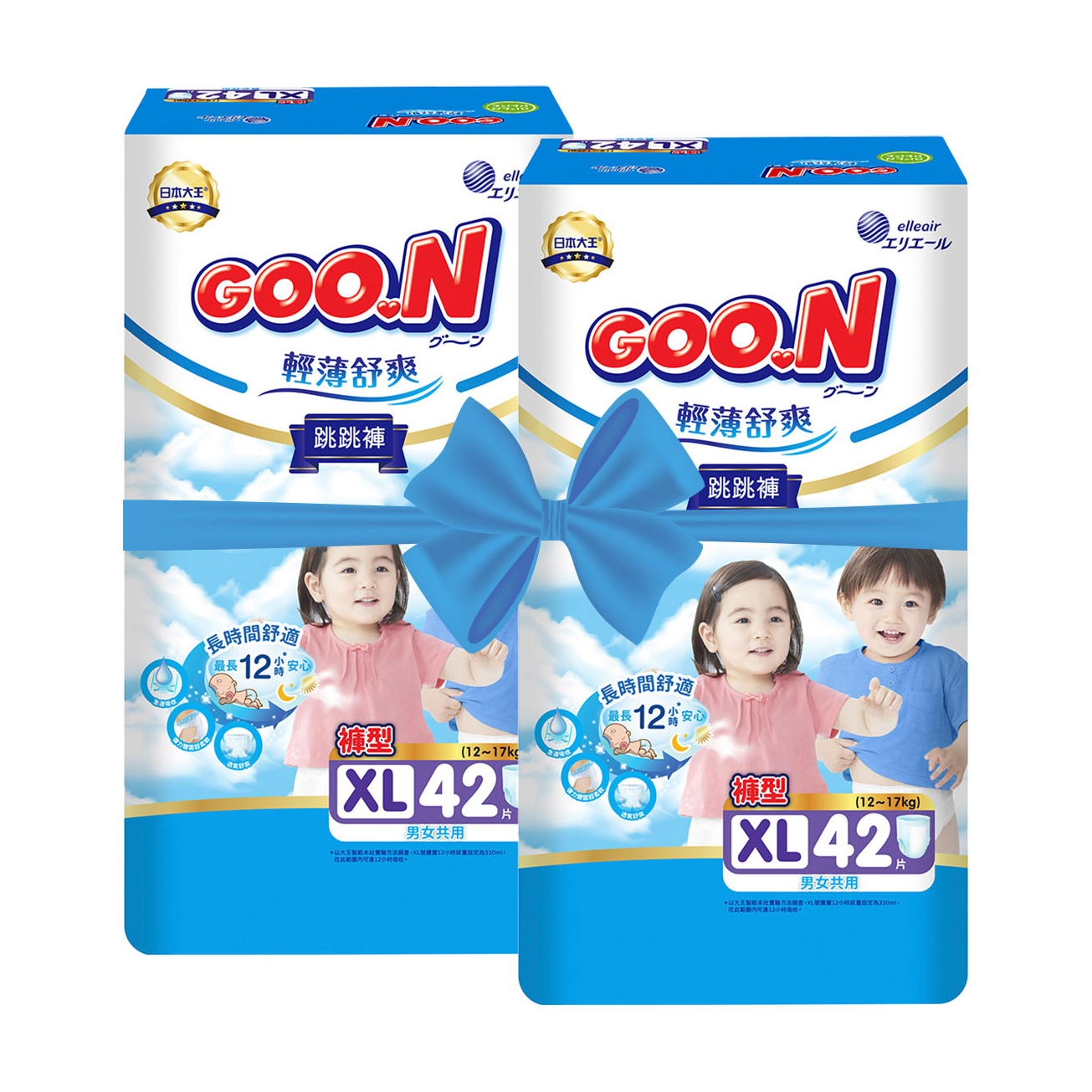 Трусики-підгузки Goo.N Slim &amp; Comfortable розмір 5XL (12-17 кг), 2*42 шт