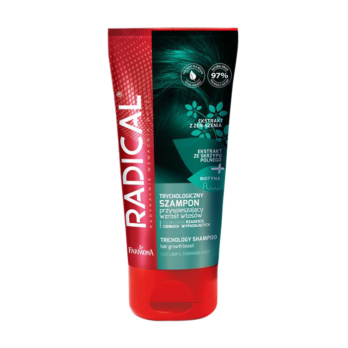 Трихологічний шампунь Farmona Radical Trichology Shampoo для прискорення росту волосся, 200 мл