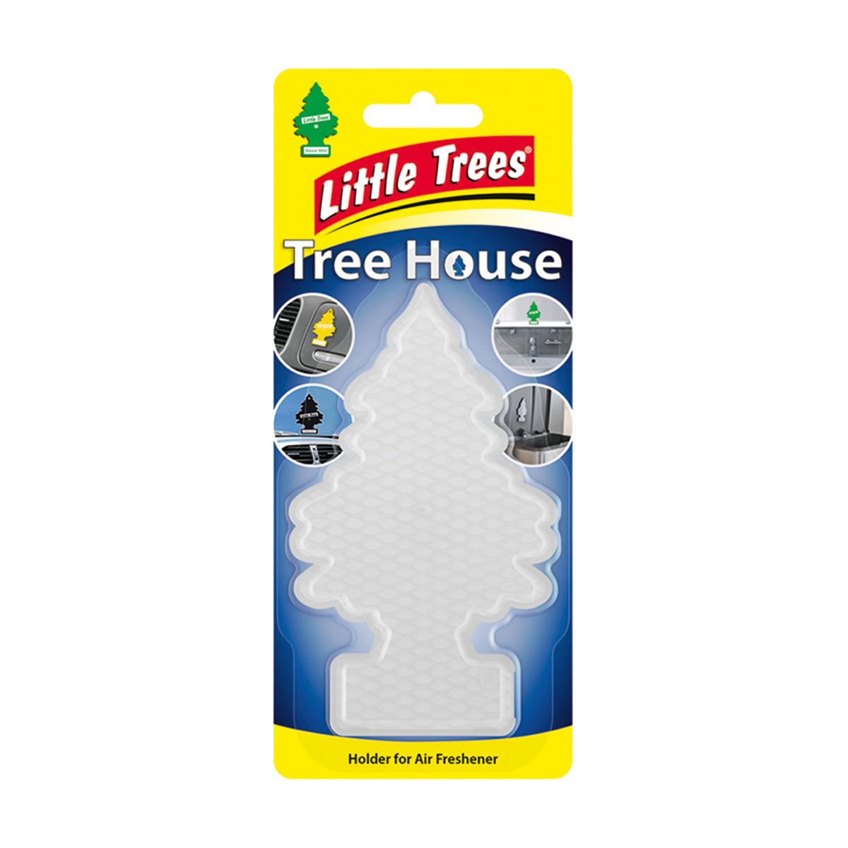 Тримач ароматизатора для автомобіля Little Trees Tree House прозорий, 1 шт