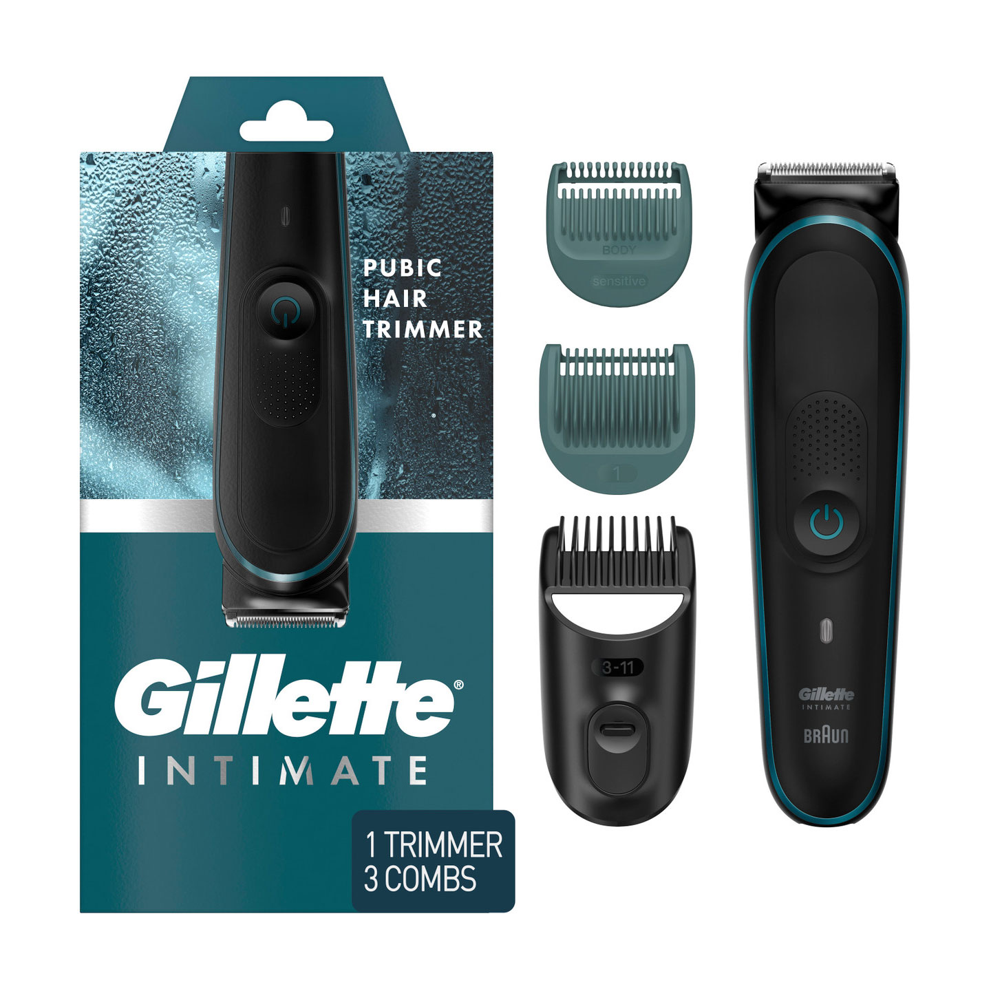 Тример для інтимної зони Gillette INTIMATE Pubic Hair Trimmer