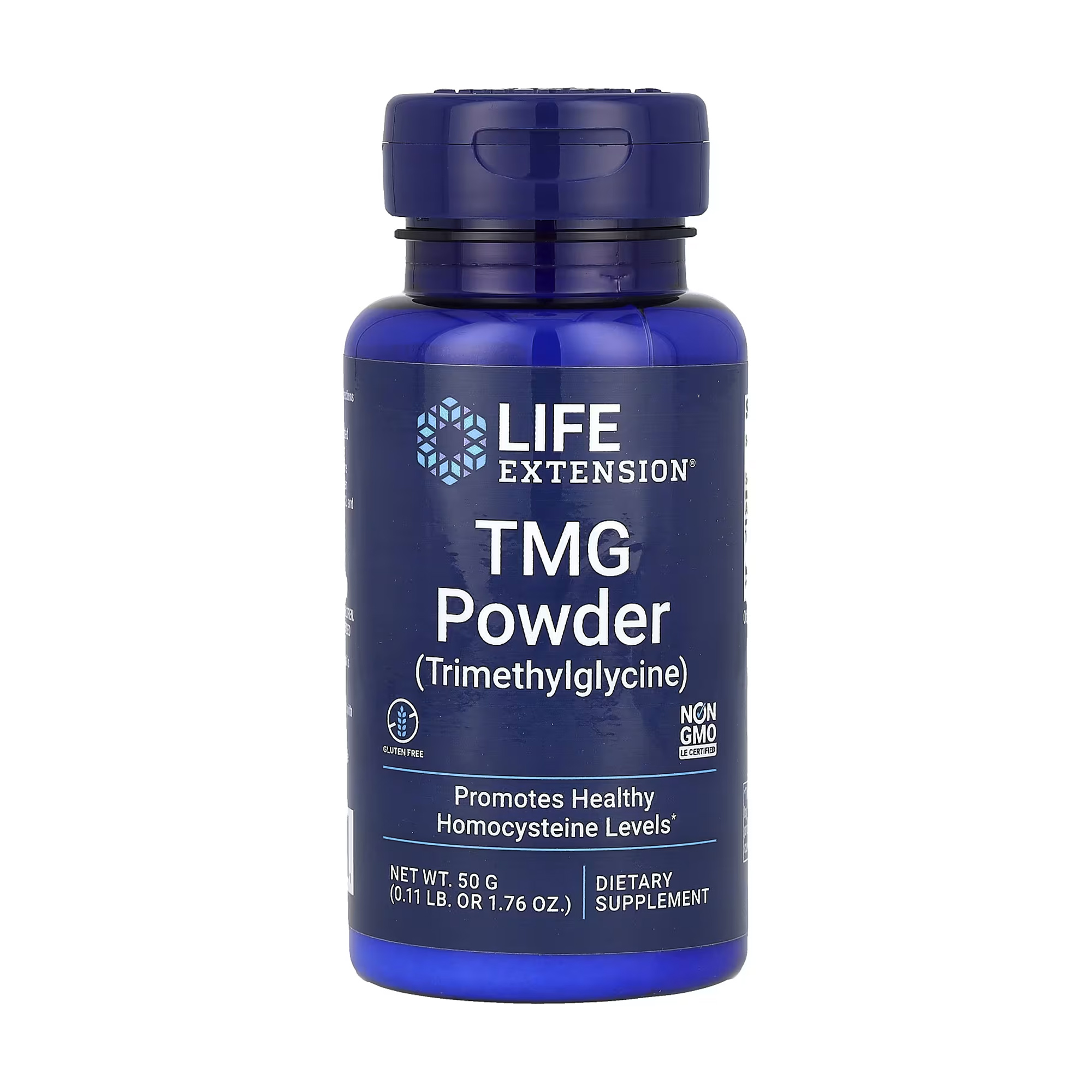 Триметилгліцин Life Extension TMG (Trimethylglycine) в порошку, 50 г