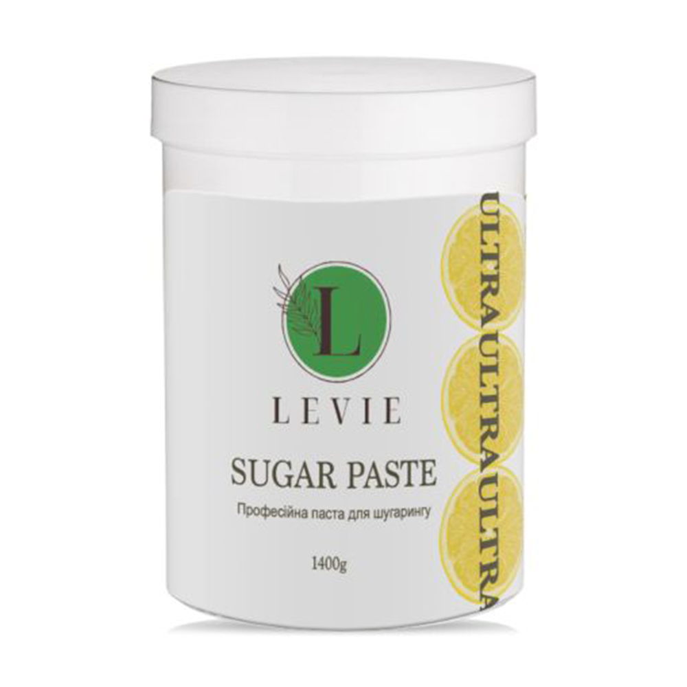 Цукрова паста для шугарингу Levie Sugar Paste Ultra Лимон, 1.4 кг