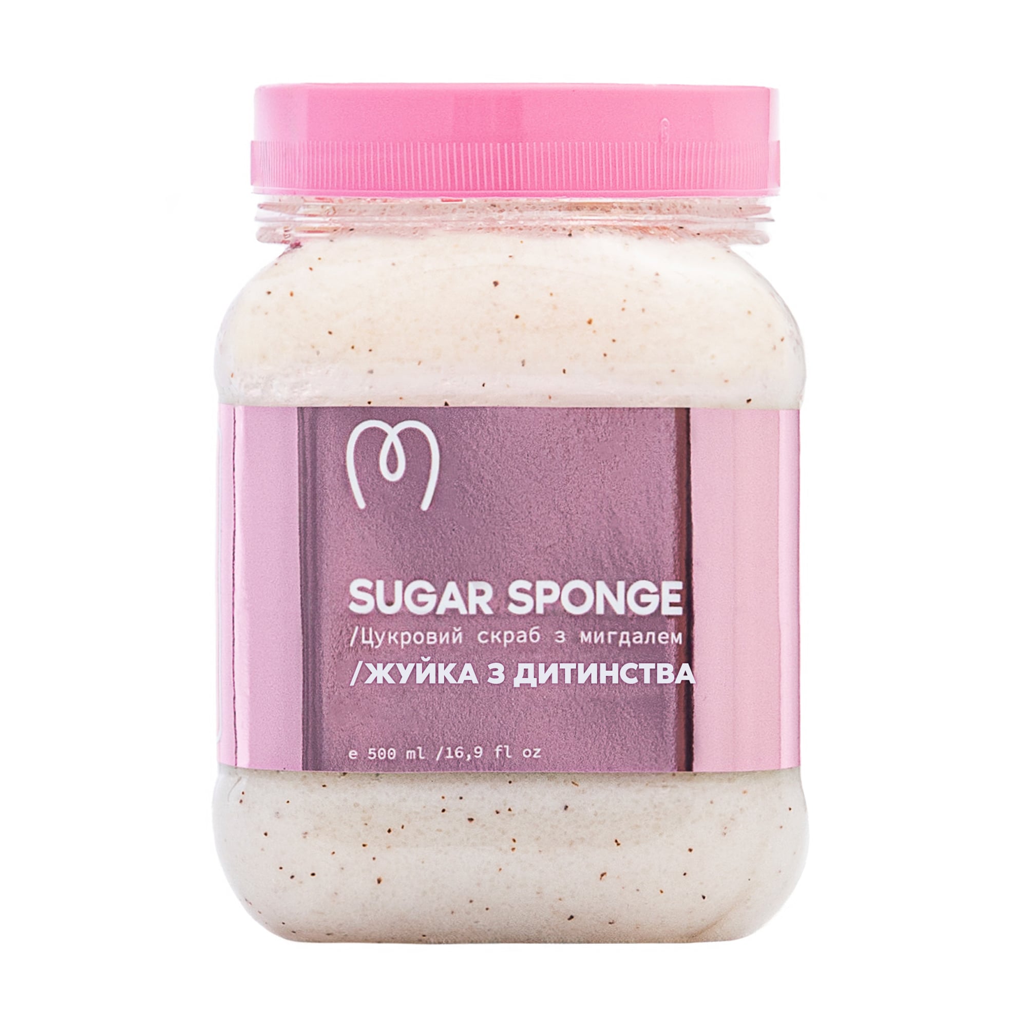 Цукровий скраб для тіла Mary Babe Sugar Sponge Жуйка з дитинства, з мигдалем, 500 мл