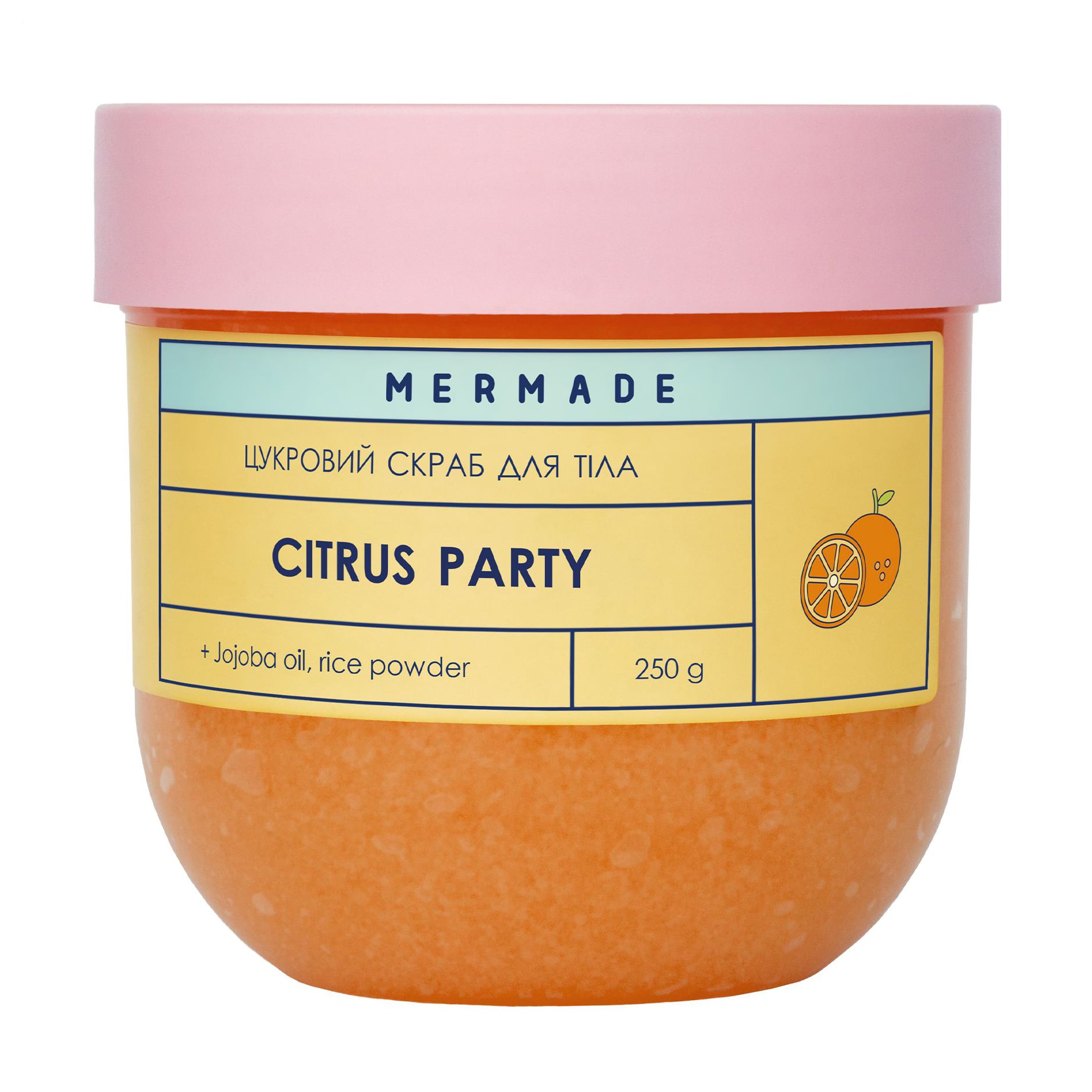 Цукровий скраб для тіла Mermade Citrus Party, 250 г