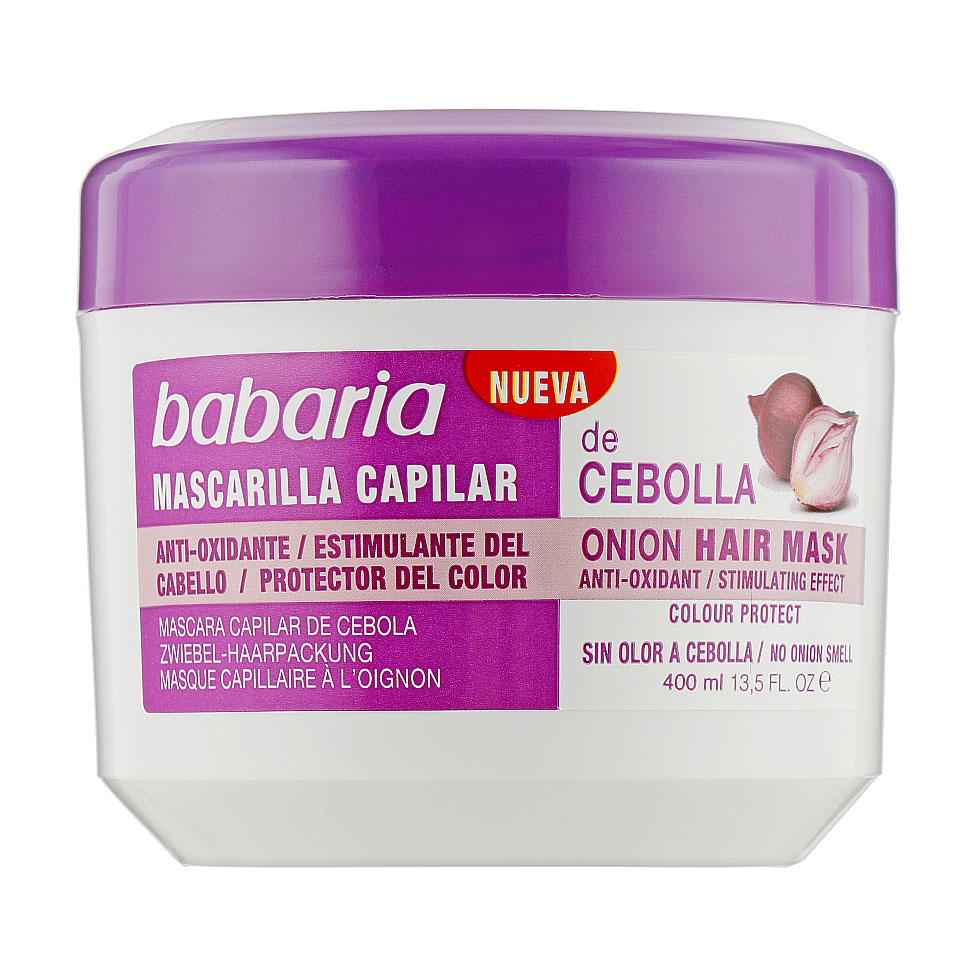 Цибулева маска для росту волосся Babaria Onion Hair Mask, 400 мл