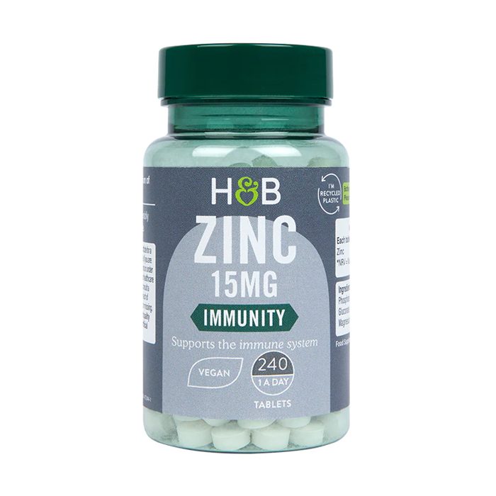 Цинк Holland &amp; Barrett Zinc 15 мг, 240 таблеток