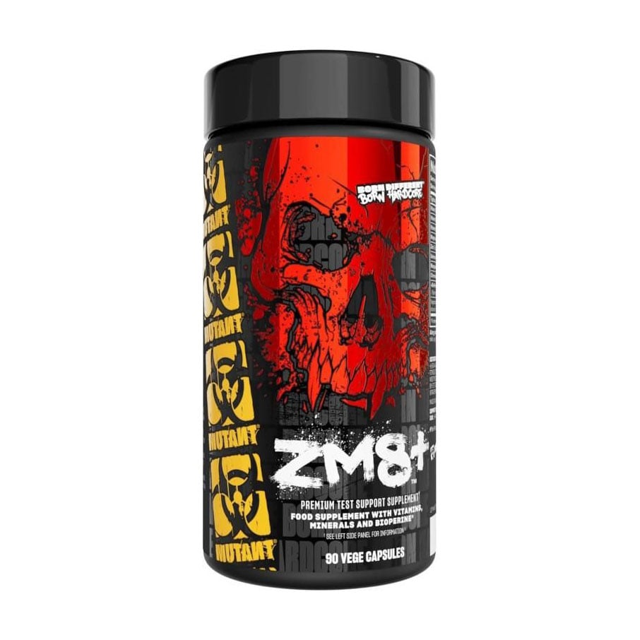 Цинк, магній та вітамин Б6 Mutant ZM8+, 90 вегетаріанських капсул