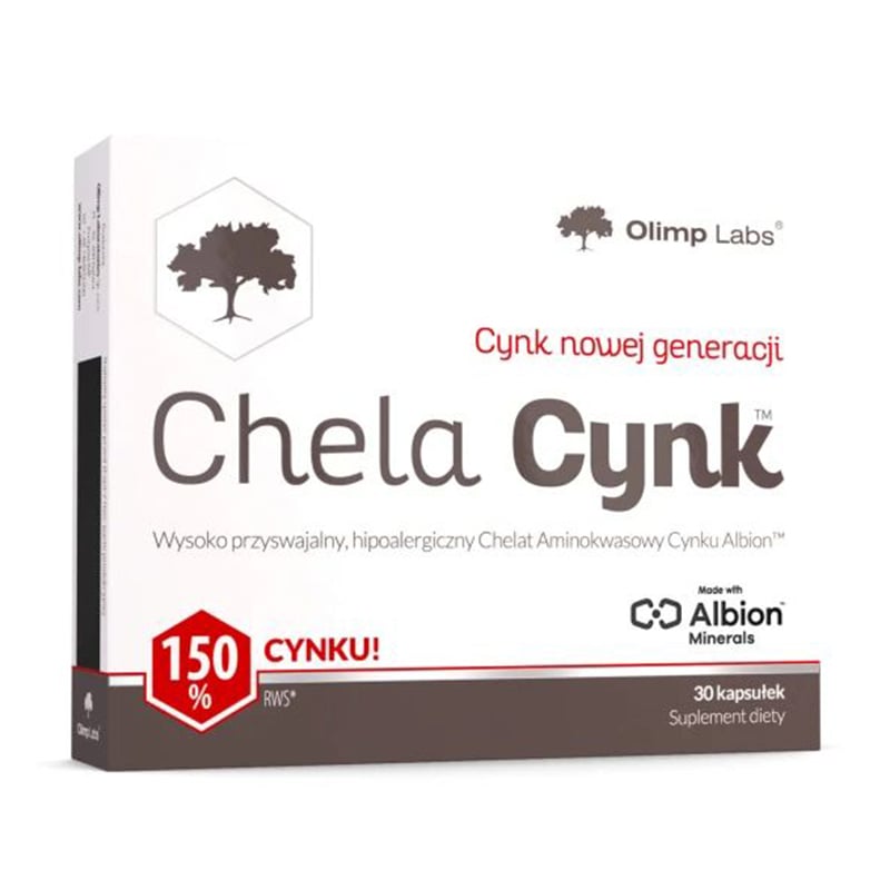 Цинк Olimp Sport Nutrition Chela Zinc, 30 капсул