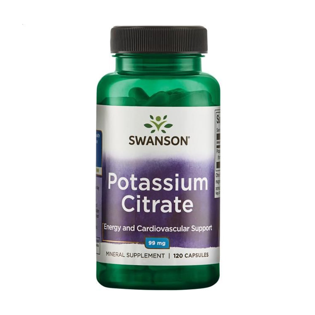 Цитрат калію Swanson Potassium Citrate 99 мг, 120 капсул