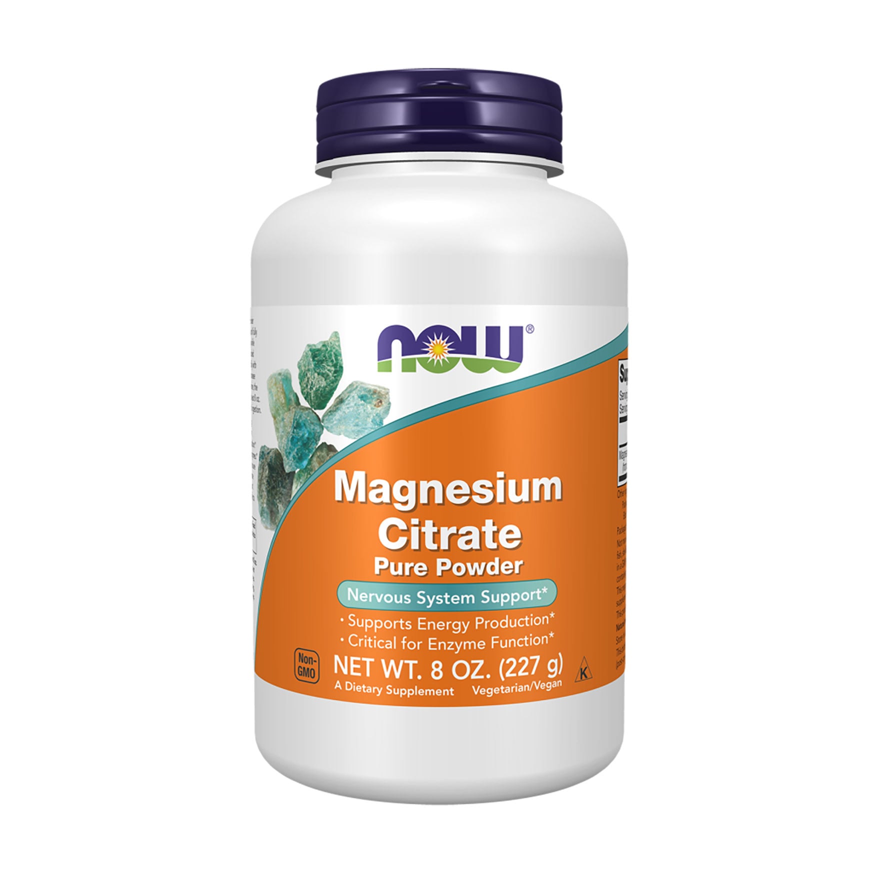 Цитрат магнія NOW Foods Magnesium Citrate Pure Powder в порошку, 227 г