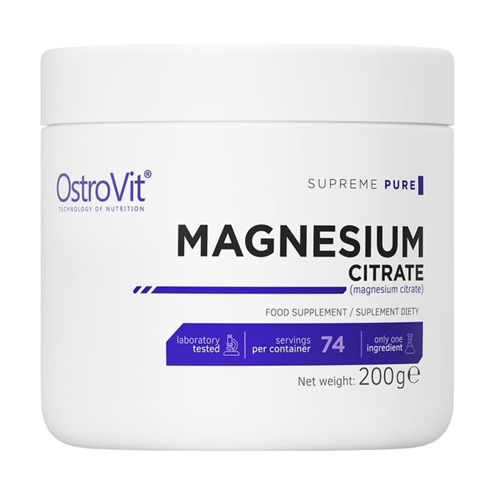 Цитрат магнію OstroVit Magnesium Citrate в порошку, 200 г