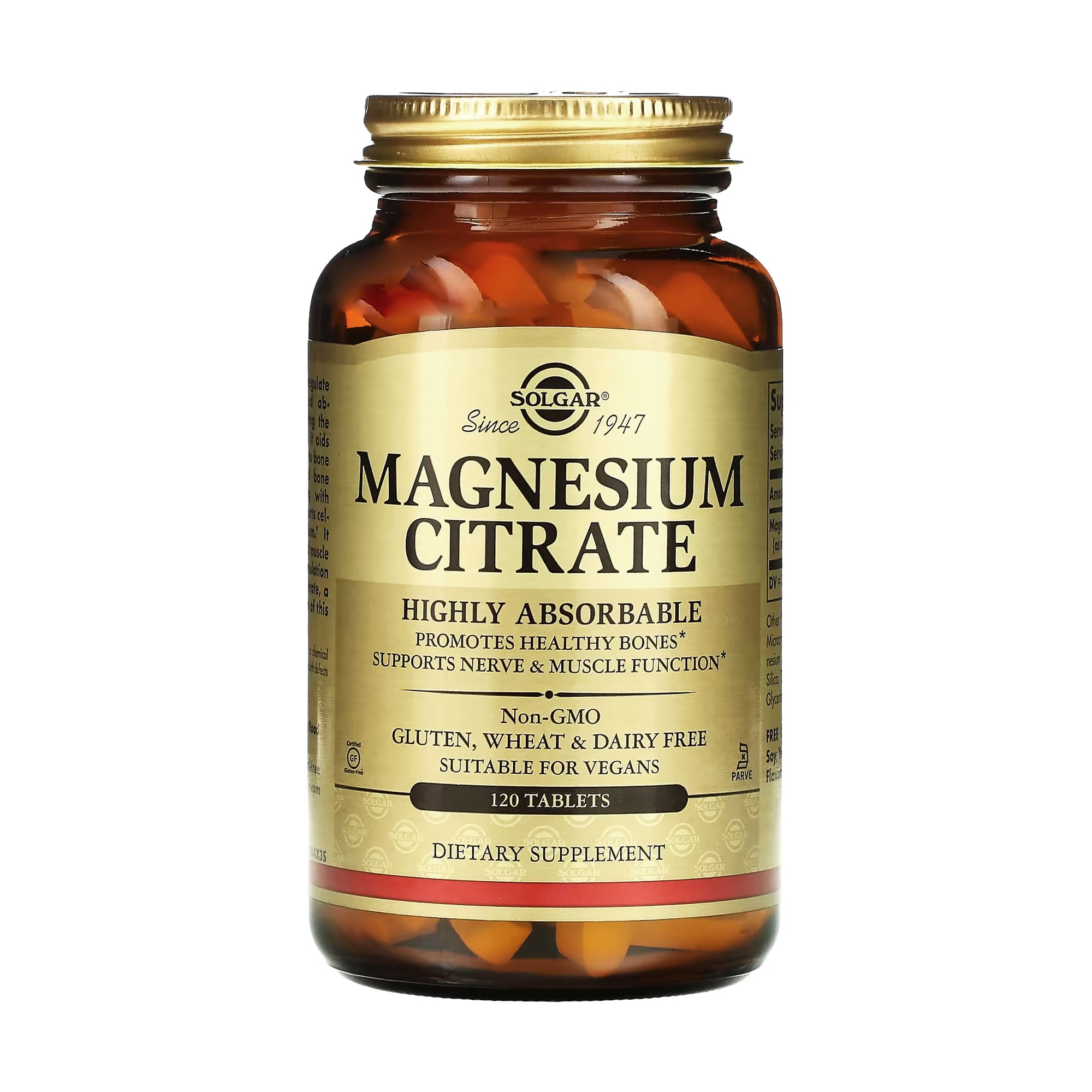 Цитрат магнію Solgar Magnesium Citrate, 120 таблеток