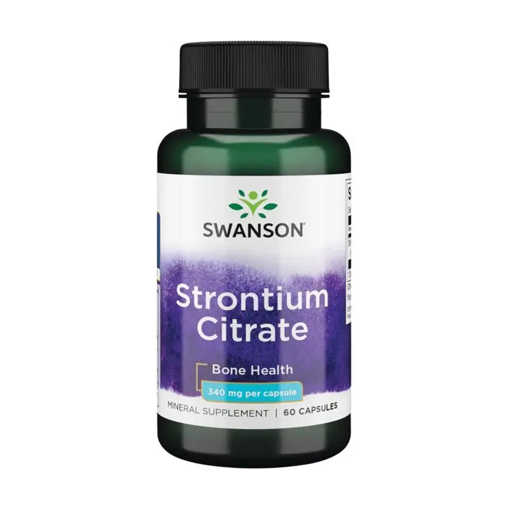 Цитрат стронцію Swanson Strontium Citrate 340 мг, 60 капсул