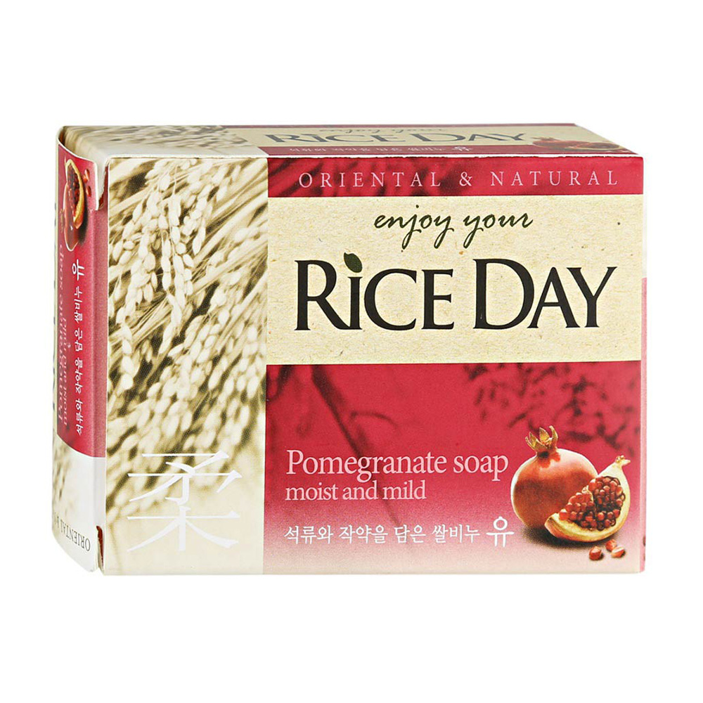 Туалетне мило Lion Rice Day Pomegranate Soap з екстрактом гранату та півонії, 100 г