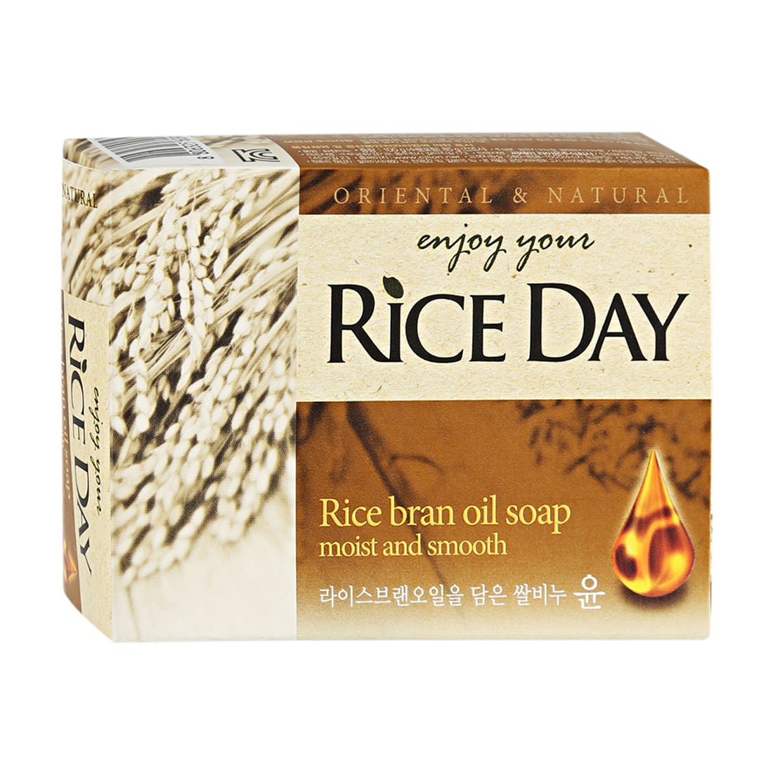 Туалетне мило Lion Rice Day Rice Bran Oil Soap з екстрактом рисових висівок, 100 г