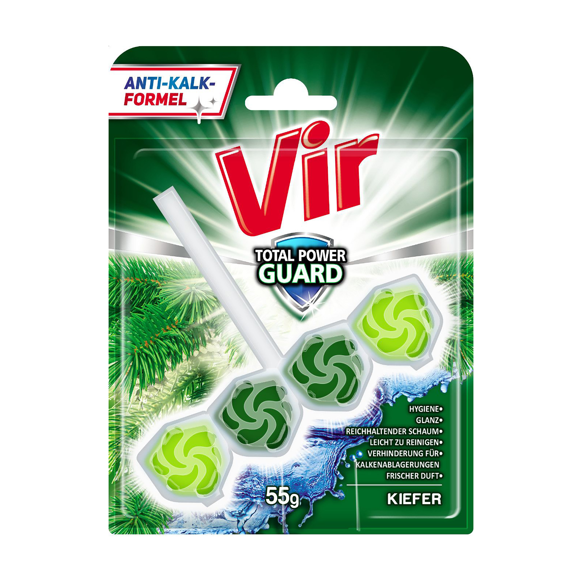 Туалетний блок Vir Total Power Guard Хвоя, 55 г
