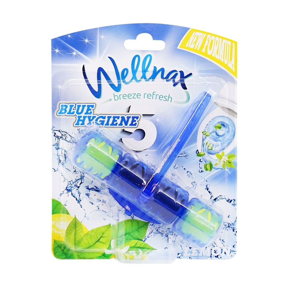 Туалетний блок Wellnax Blue Hygiene Лимон, 50 г