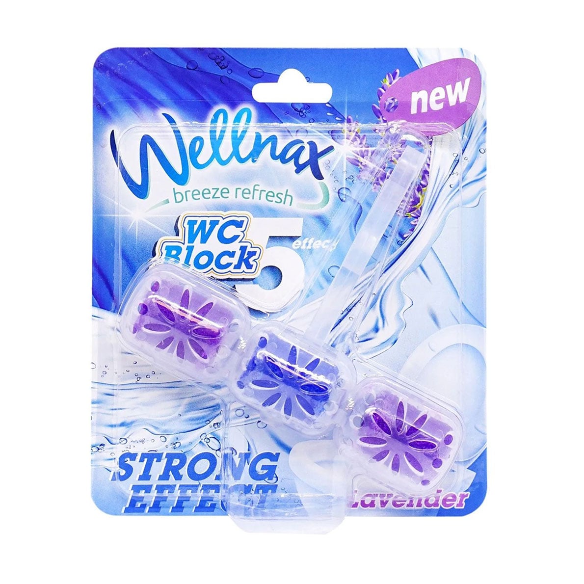 Туалетний блок Wellnax Strong Effect Лаванда, 57 г
