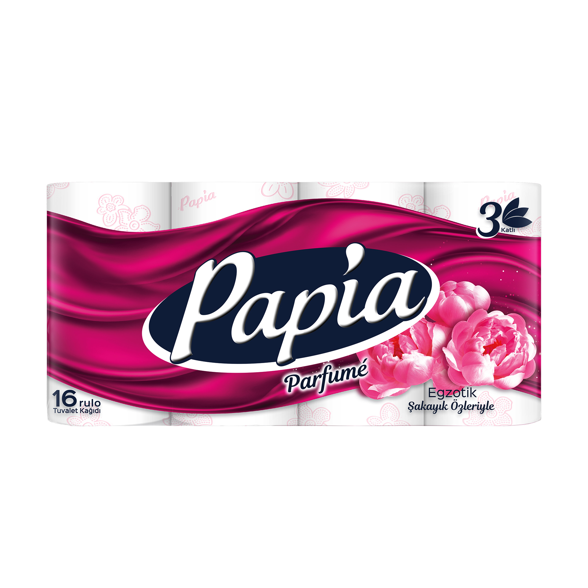 Туалетний папір Papia Parfume Exotic 3-х шаровий, 16 рулонів