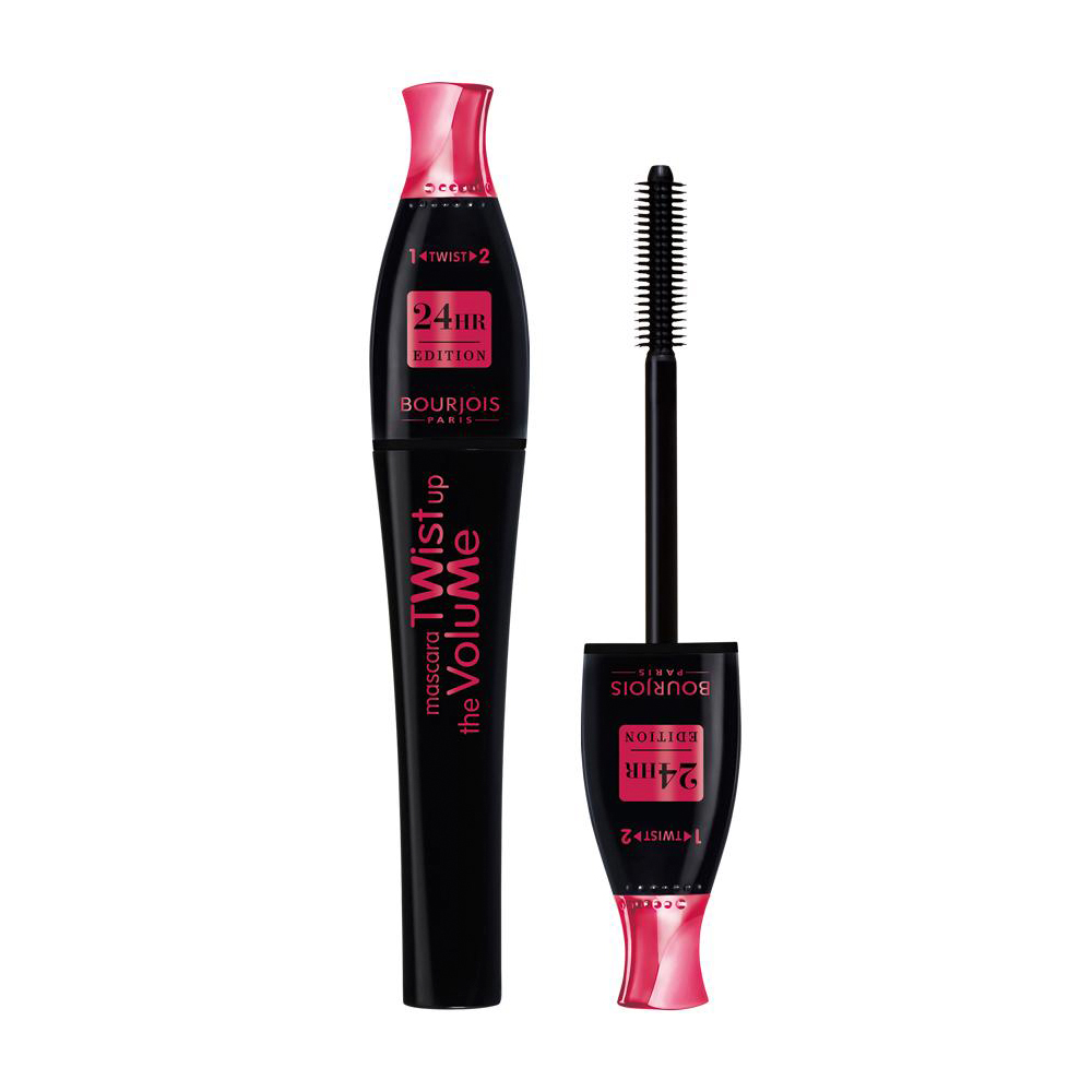 Туш для вій Bourjois Mascara Twist Up The Volume 24H Подовження та об'єм, Black, 8 мл