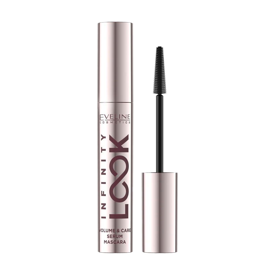 Туш для вій Eveline Cosmetics Infinity Look Volume &amp; Care Serum Mascara Об'єм та догляд, 7 мл