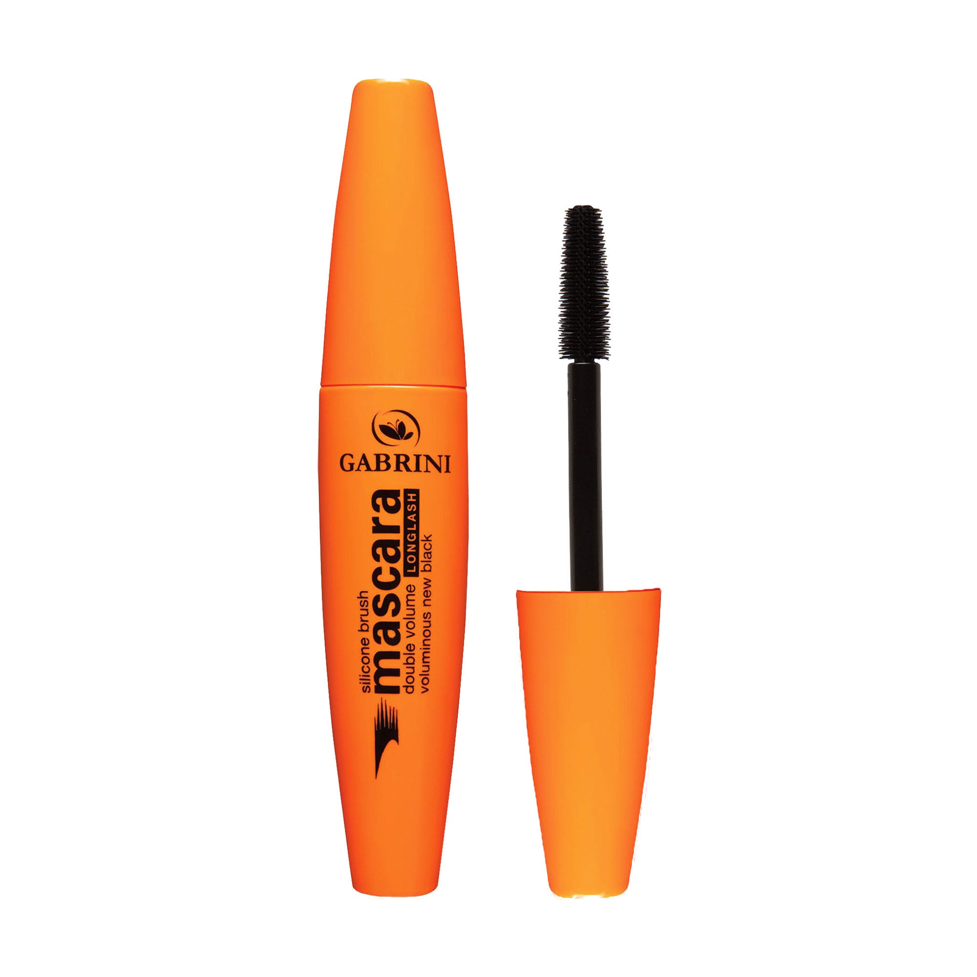 Туш для вій Gabrini Silicone Mascara Brush Long Lash Подовжувальна, Black, 10 мл