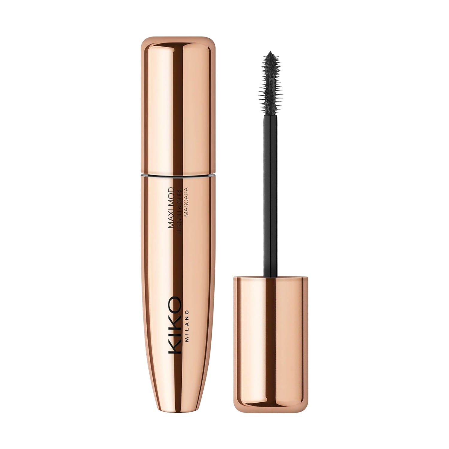 Туш для вій Kiko Milano Maxi Mod Length &amp; Curl Mascara, Black, 12 мл