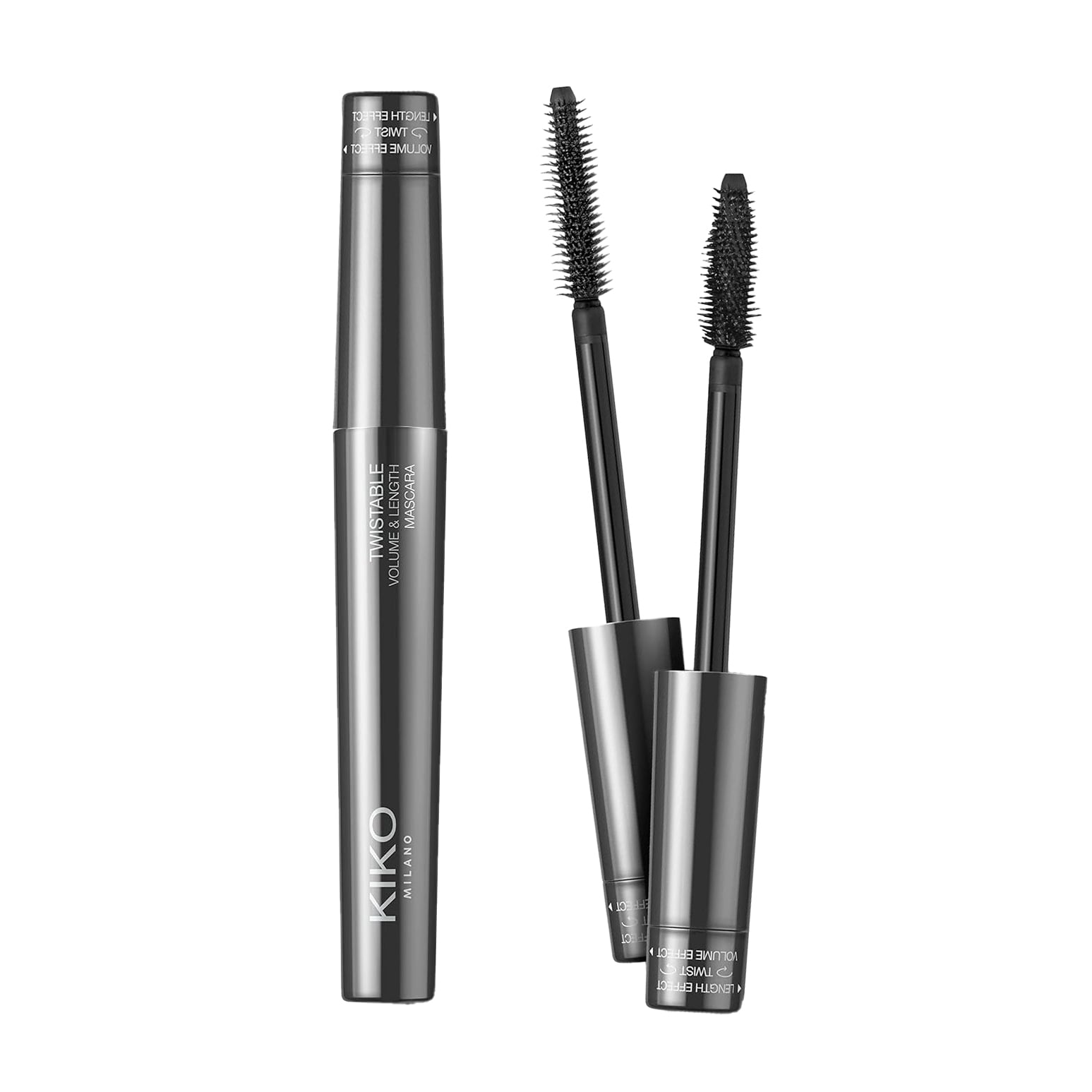 Туш для вій Kiko Milano Twistable Volume &amp; Length Mascara, Black, 7.5 мл