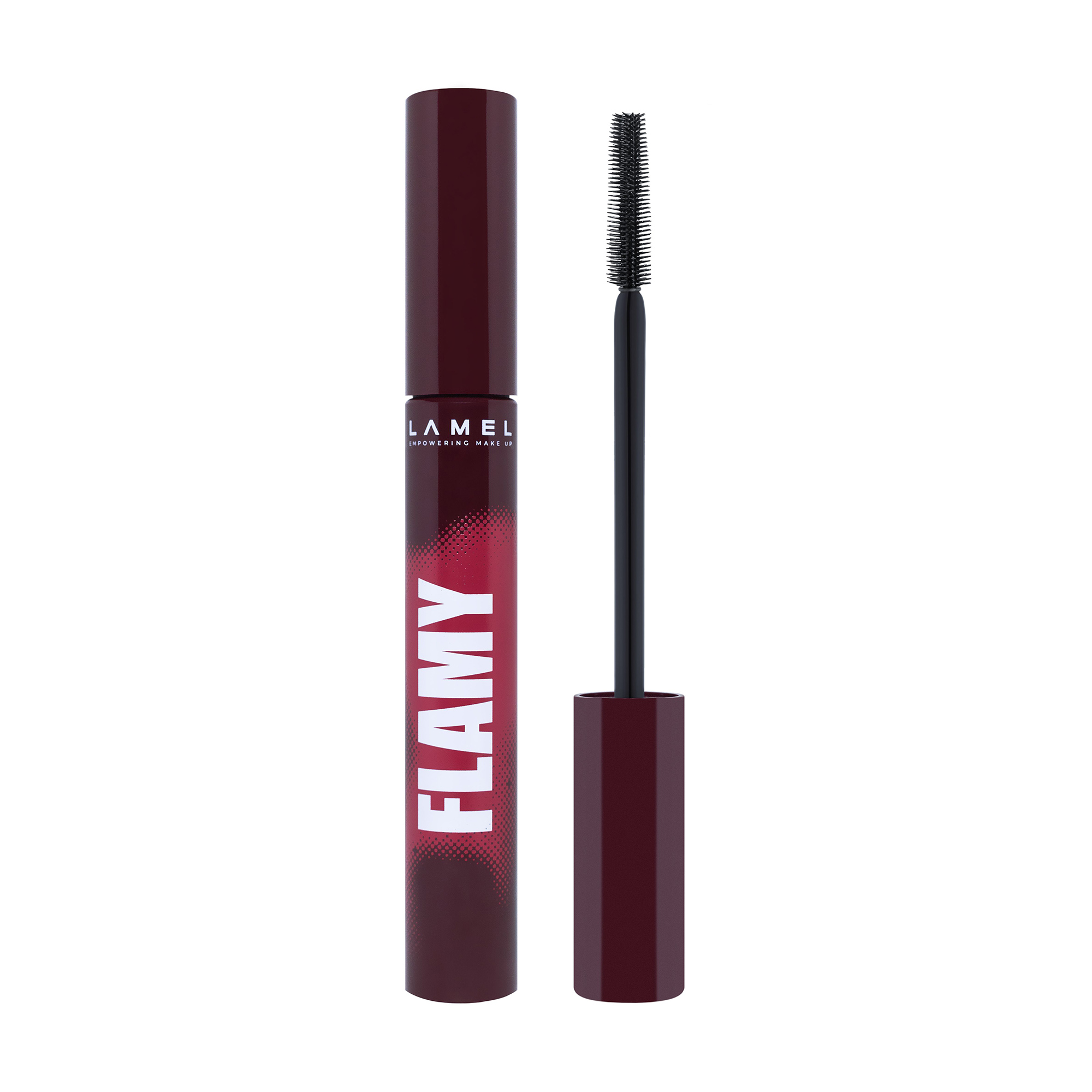 Туш для вій LAMEL Make Up Flamy Hot Volume Mascara 401 Burgundy, 8 мл