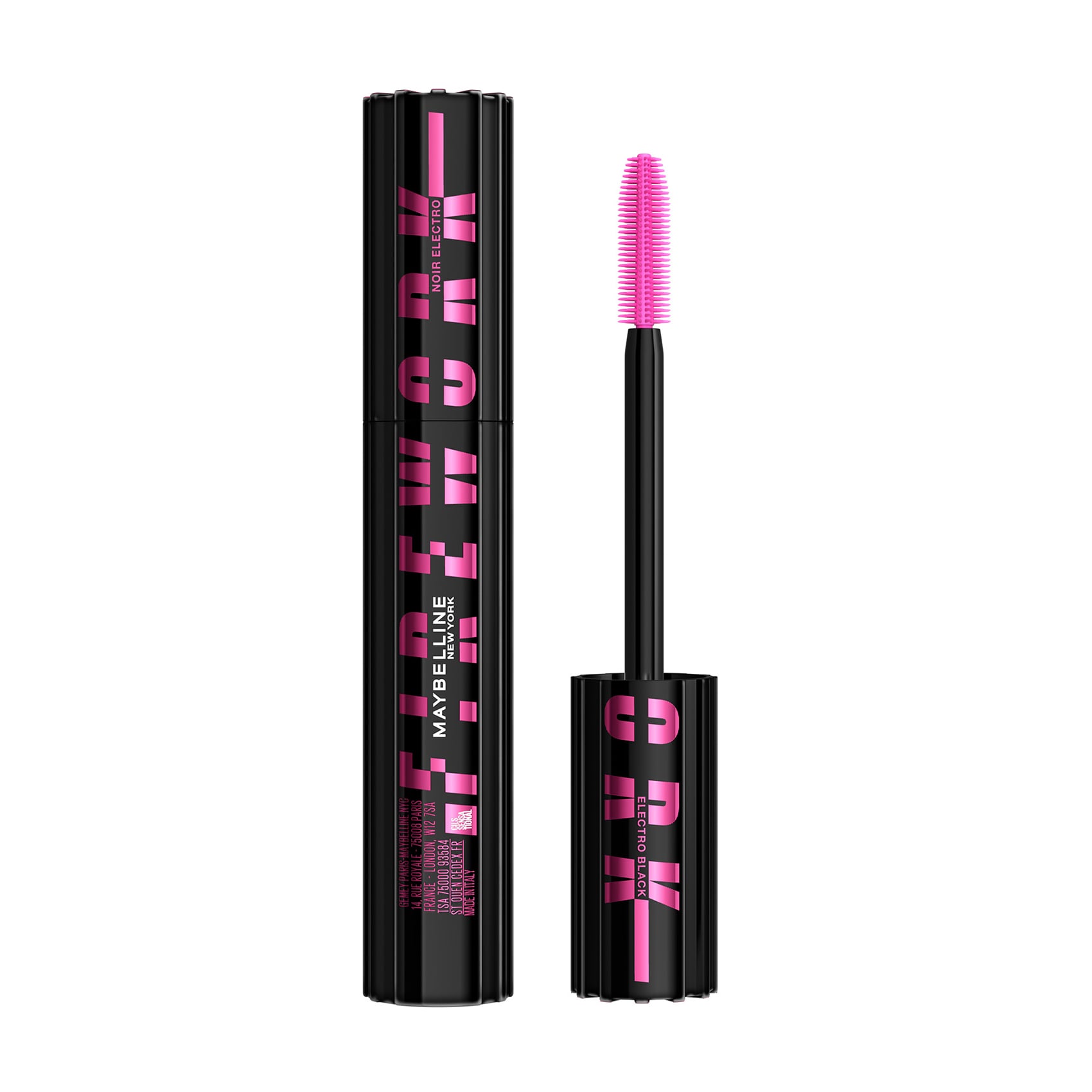 Туш для вій Maybelline New York Lash Sensational Firework Mascara об'єм, подовження та підкручення, Electro Black, 10 мл