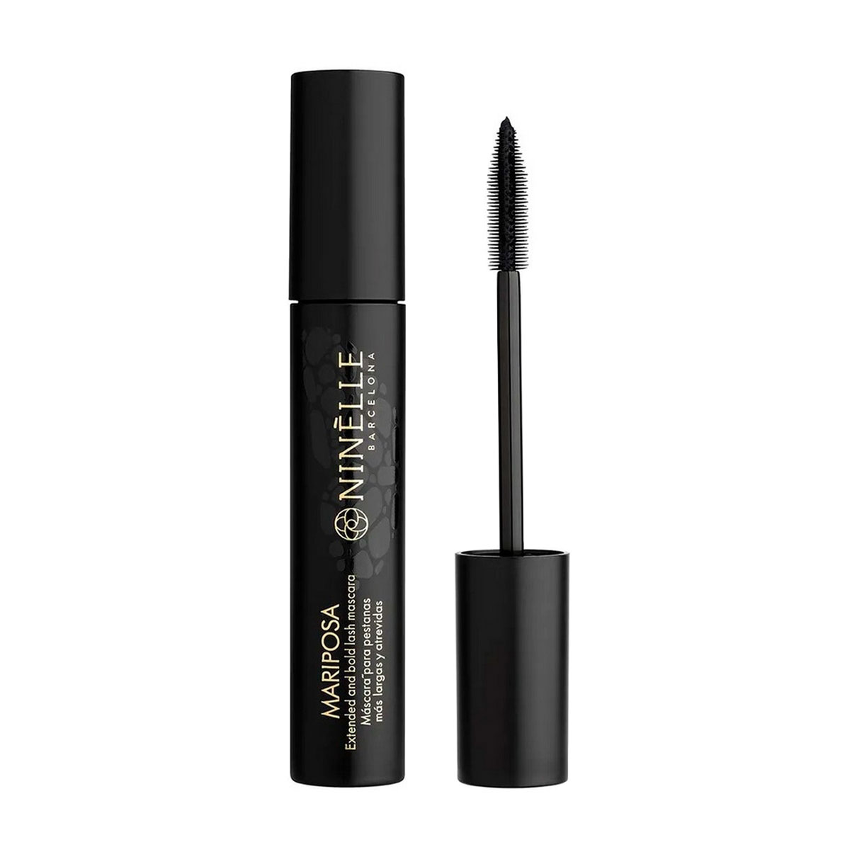 Туш для вій Ninelle Mariposa Mascara з ефектом екстримального об'єму та довжини 122 Black, 14 мл