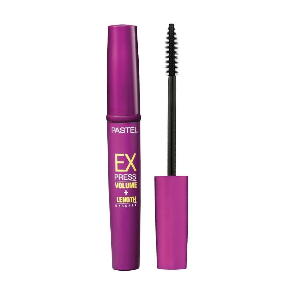 Туш для вій Pastel Express Volume Length Mascara супероб'єм та подовження, Black, 10 мл