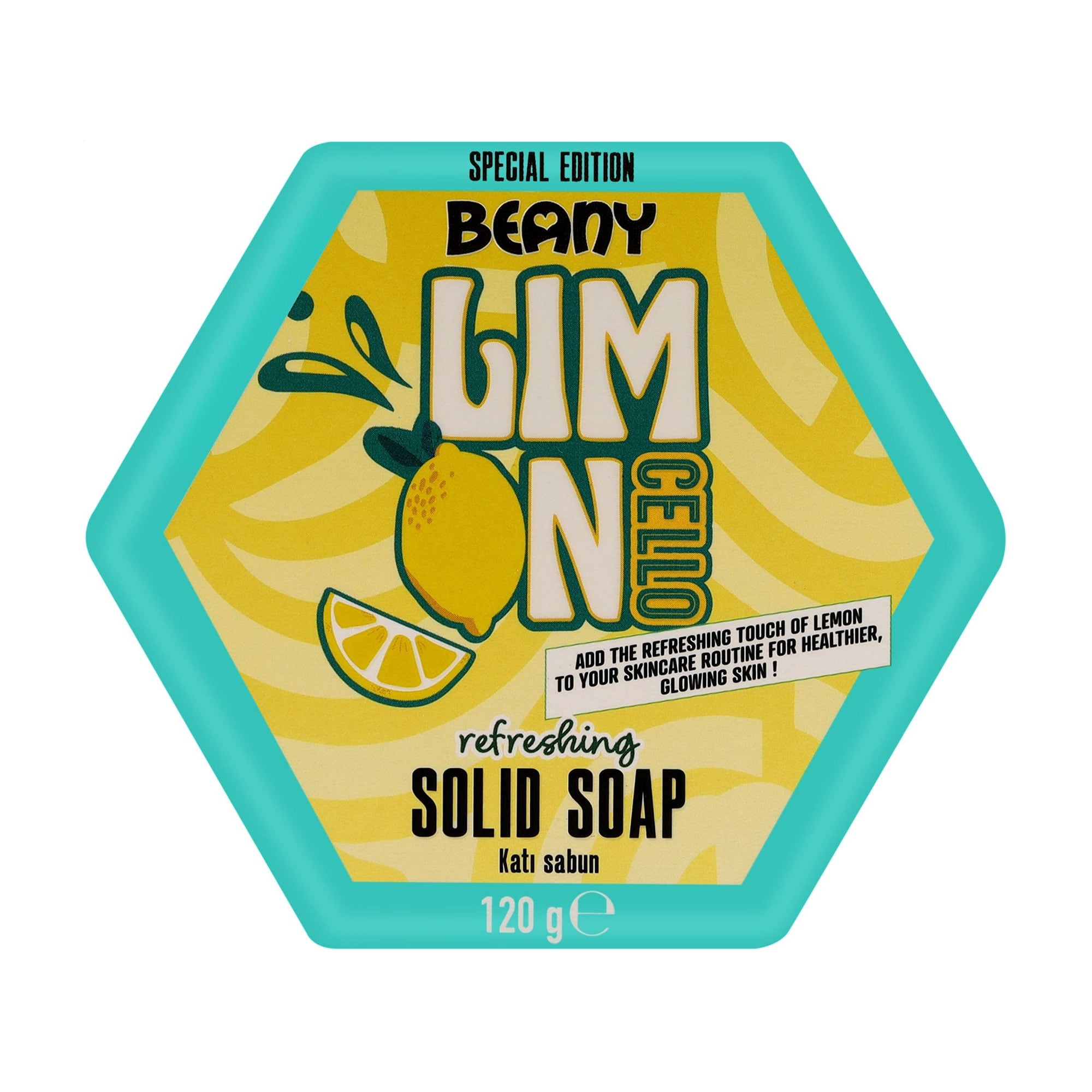Тверде мило Beany Limoncello Refreshing Solid Soap Лимончело, 120 г